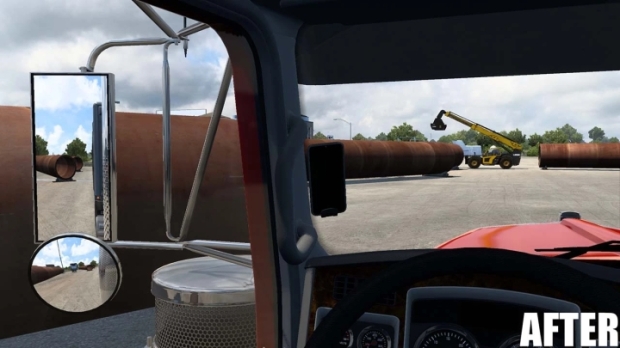ATS - Realistic Mirror FOV V1.6