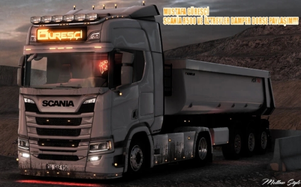 ETS2 - Scania R500 – Oztreyler Dumper Trailer