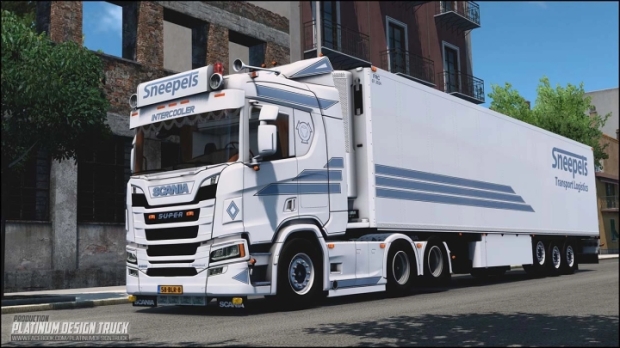 ETS2 - Scania R500 + Trailer Sneepels Transport V2.0