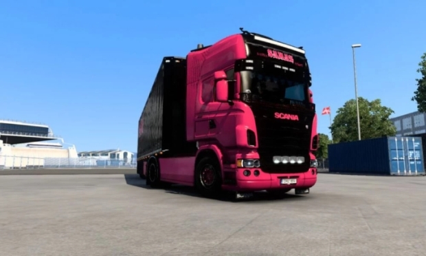 ETS2 - Scania RJL + Trailer Samax Sasha Maxeane Transport Skin