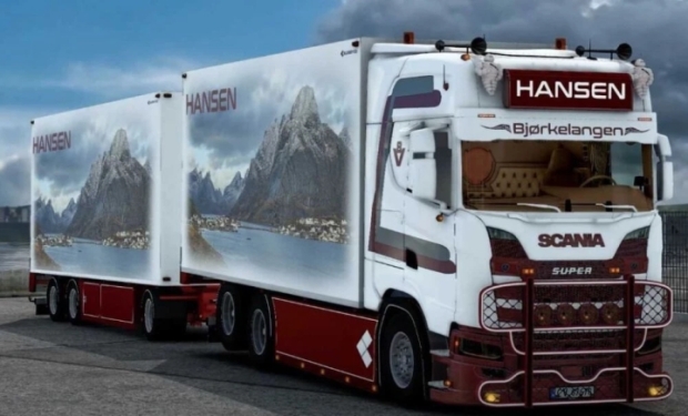 ETS2 - Scania S580 Tandem Hansen V1.1