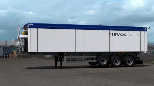 ETS2 - Tisvol Tipper Trailer Addon V1.1.3