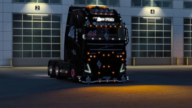 ETS2 - Volvo Black Mod 2012 TruckrsMp V1.48.5