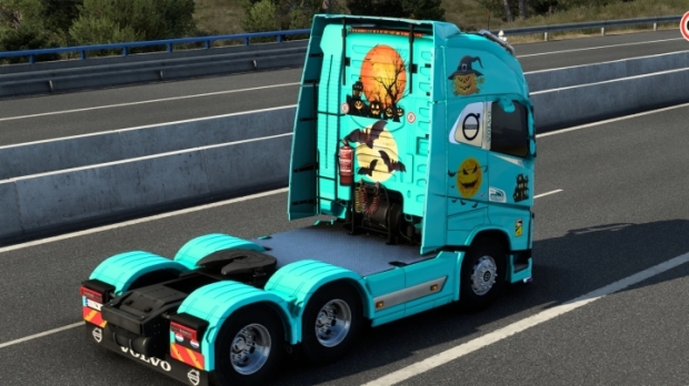 ETS2 - Volvo FH 2012 Halloween Skin V1.0