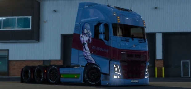 ETS2 - Volvo FH12 (Pendragon) Rei Ayanami Skin Final