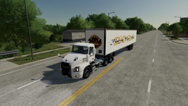 FS22 - 2024 New Years Dry Van V1.0
