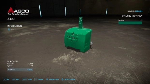 FS22 - Agco Weight Pack V1.1