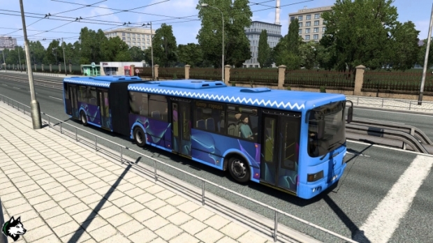 ETS2 - Articulated Bus Liaz in Traffic for Russia V1.0
