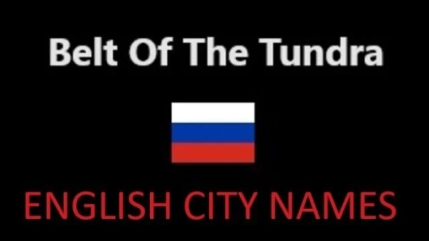 ETS2 - Belt Of The Tundra English City Names v1.1