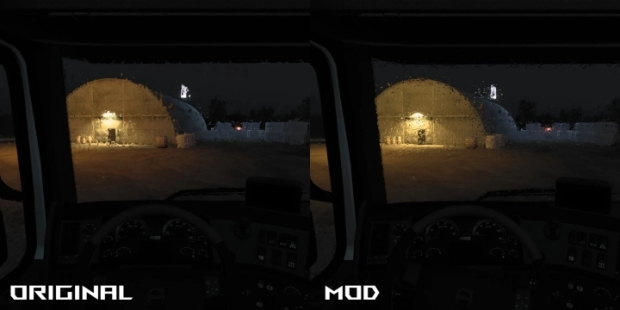 ETS2 - Better Raindrops V1.8.1