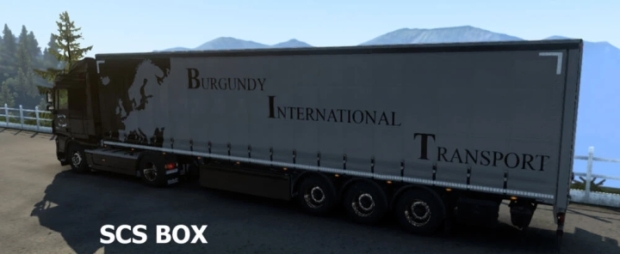 ETS2 - Burgundy International Transport Skin Pack