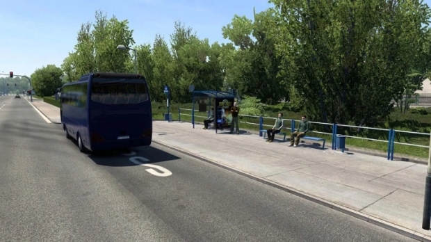 ETS2 - Busy Bus Stations V1.1