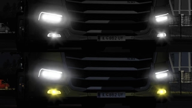 ETS2 - DAF 2021 Front Bumper Fog Lights V1.0