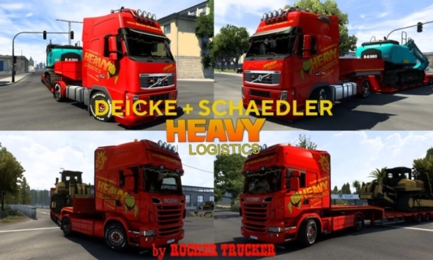 ETS2 - Deicke + Schaedler (Heavy Logistics) Skin Pack