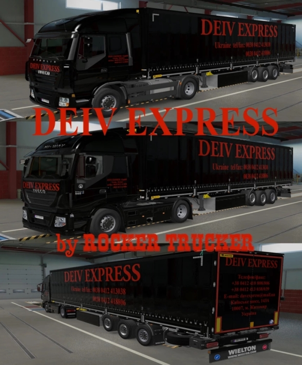 ETS2 - Deiv Express Skin Pack v1.0