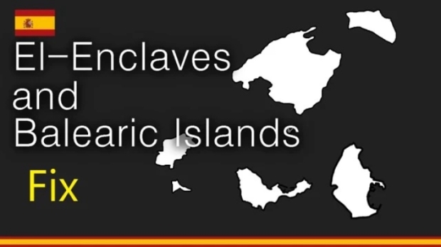 ETS2 - El-Enclaves and Balearic Islands 0.4b Fix