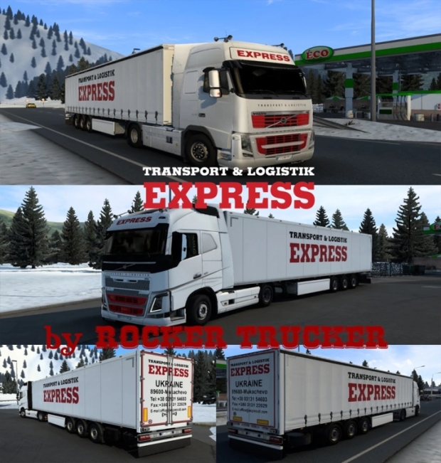 ETS2 - EXPRESS Transport & Logistik Skin Pack