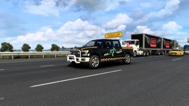 ATS - GMC Logistics - Special Pick-Up Escort Truck V2.0