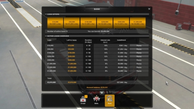 ETS2 - Improved Bank Loans