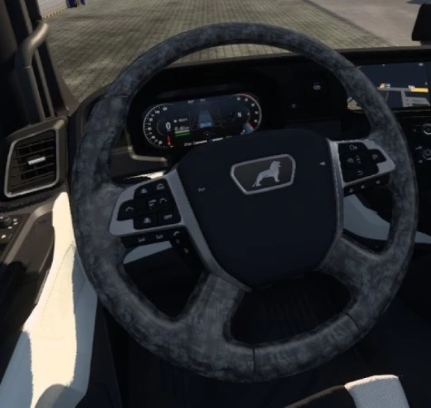 ETS2 - MAN 2020 Grey Steering Wheel
