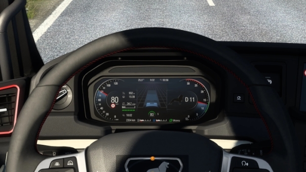 ETS2 - MAN TGX 2020 Improved Dashboard V1.6