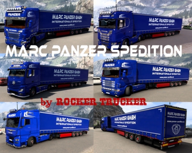 ETS2 - Marc Panzer Spedition Skin Pack