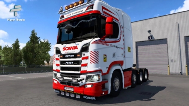 ETS2 - Mega Transporter Skin for Scania S V1.0