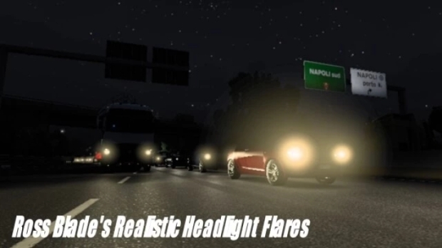 ETS2 - Realistic Headlight Flares V2.7