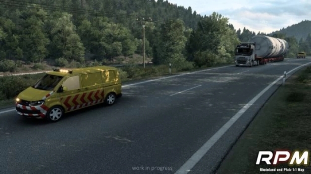 ETS2 - Rheinland & Pfalz 1:1 Map V1.0