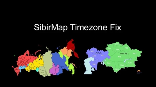ETS2 - SibirMap Timezone Fix V2.7