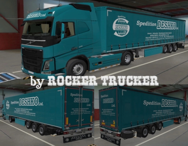 ETS2 - Spedition Deshko Ltd. Skin Pack V1.0