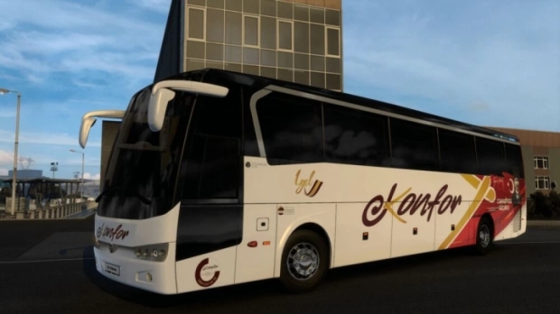ETS2 - Temsa Safir II Konfor Turizm Cumhuriyetle Guclu100 SkinPack V2.0