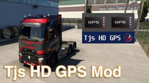 ETS2 - Tjs HD GPS Mod V1.0.2