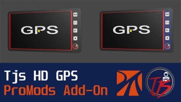 ETS2 - Tjs HD GPS ProMods Add-On V1.2