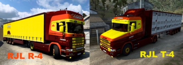 ETS2 - Truck & Trailer A.Fischer Skin Pack