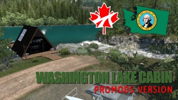 ATS - Washington Lake Cabin (A-Frame) - Promods Version V1.1.3