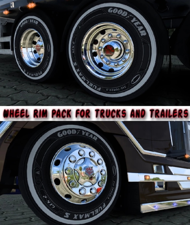 ETS2 - Wheel Rim Pack for Trucks and Trailers