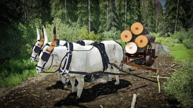 FS22 - Bulls for Forestry v1.0