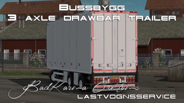 ETS2 - Bussbygg 3 Axle Drawbar Trailer V1.4.1