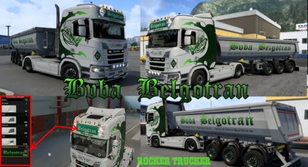 ETS2 - BVBA Belgotran Skin Pack V1.0