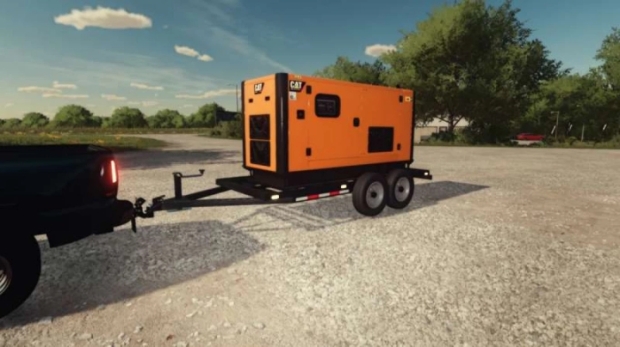 FS22 - Cat Diesel Generator Trailer V1.0