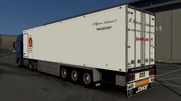 ETS2 - Custom Lamberet P.Bjarne Andersen Trailer