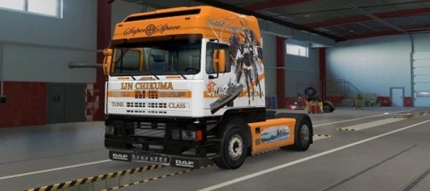 ETS2 - DAF 95 ATi Azur Lane: IJN Chikuma Skin V1.0