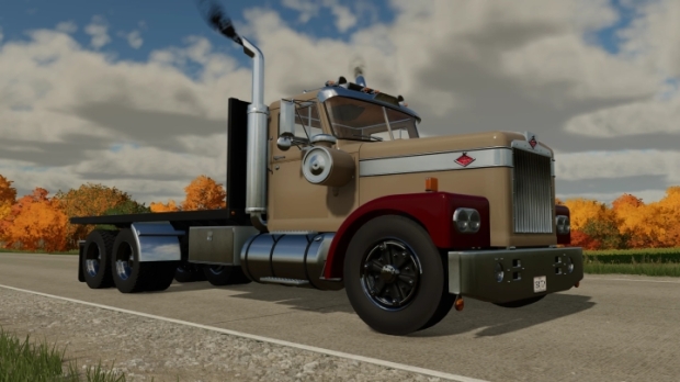 FS22 - Diamond Reo Giant Flatbed 1974 (Autoload) V1.0