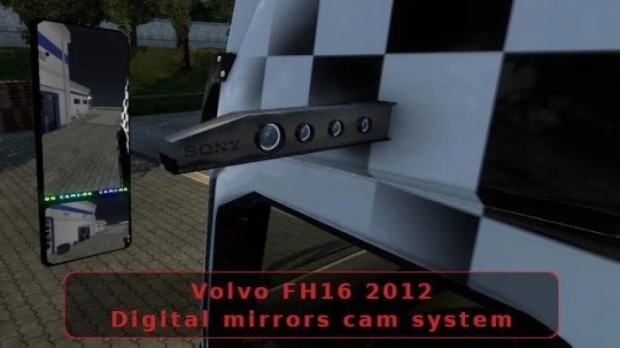 ETS2 - Digital Mirrors Cam System for Volvo FH16 2012
