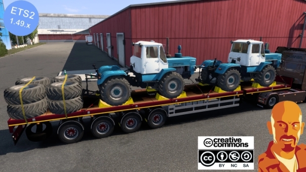 ETS2 - Doll 4 Axis Flatbed & Farming Cargo Pack
