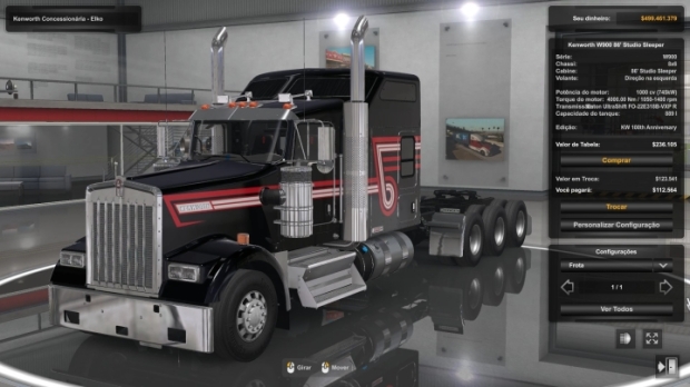 ATS - Engine Kenworth W900 1000 HP V1.0