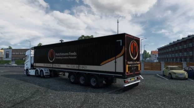 ETS2 - Hutchinsons Animal Feeds Trailer Skin