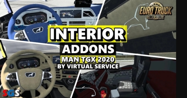 ETS2 - Interior Addons for MAN TGX 2020 V1.4
