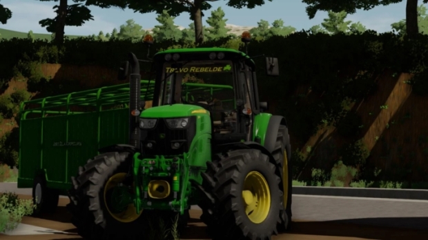 FS22 - Jonh Deere 6125M Old Tractor V1.0
